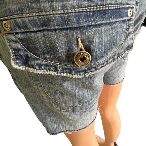 YMI Low-Rise Cut-Off Jean Shorts | 7 - Picture 4 of 7